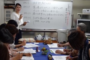 紅茶と洋菓子のマナー説明