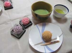 お抹茶と手作り和菓子