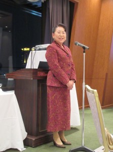 関西作法会会長田野直美挨拶